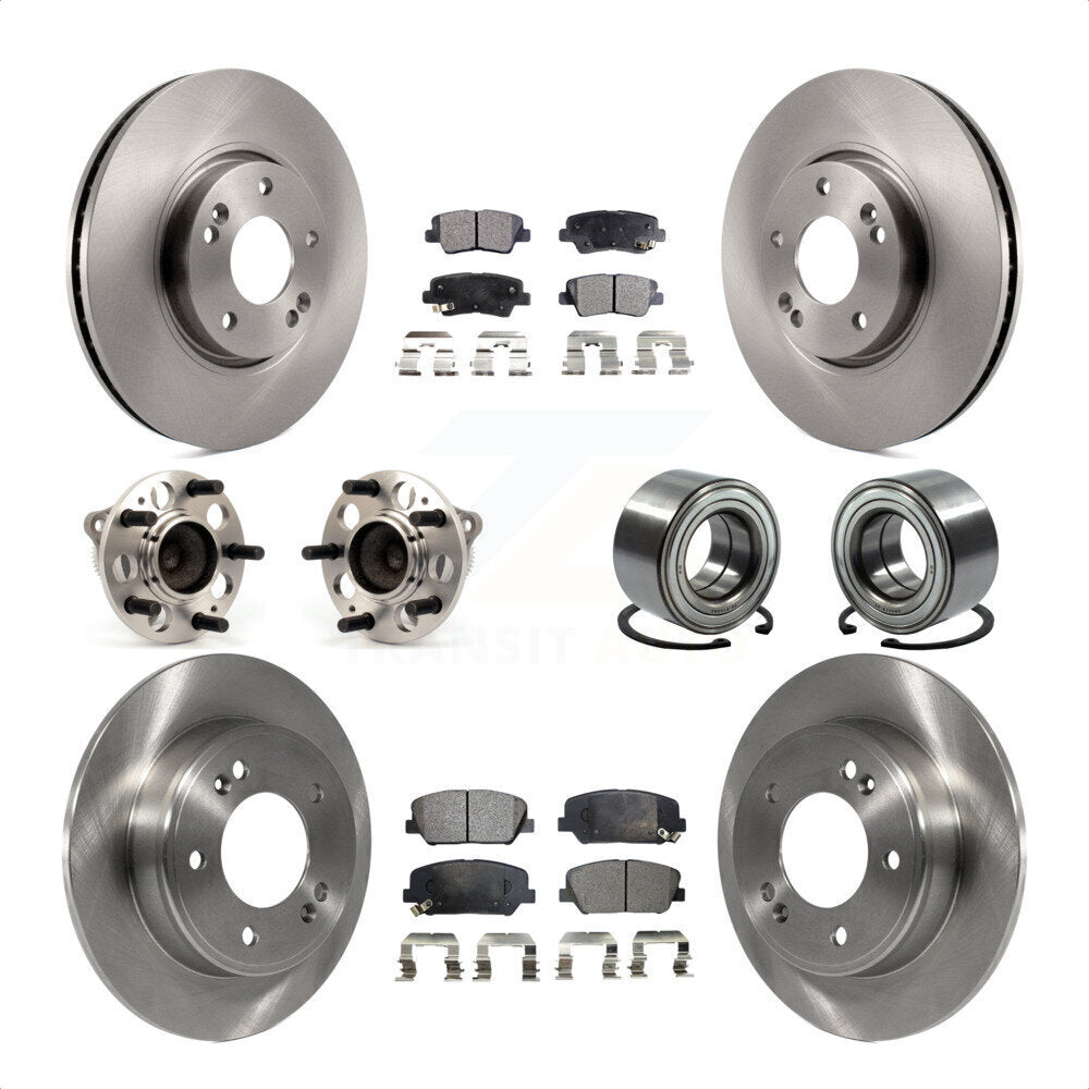 [Avant + Arrière] Kit de Roulement de roue pour Hyundai Veloster Kia Forte Koup KBB-107197 par Transit Auto