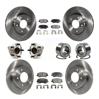 [Avant + Arrière] Kit de Roulement de roue pour Hyundai Elantra Kia Forte Veloster GT Forte5 Coupe Koup KBB-107202