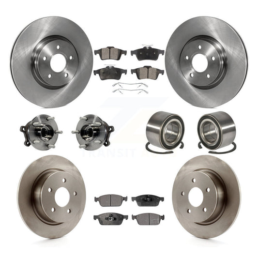 [Avant + Arrière] Kit de Roulement de roue pour 2013-2016 Ford Escape AWD avec 2.0L 1.6L KBB-107213