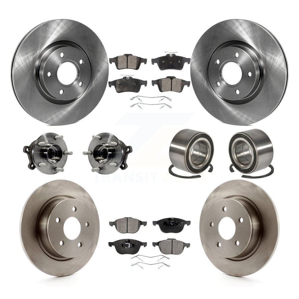 [Avant + Arrière] Kit de Roulement de roue pour 2015-2016 Ford Escape AWD avec 2.5L KBB-107215