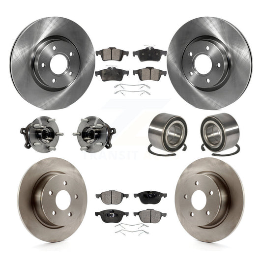 [Avant + Arrière] Kit de Roulement de roue pour 2015-2016 Ford Escape AWD avec 2.5L KBB-107215
