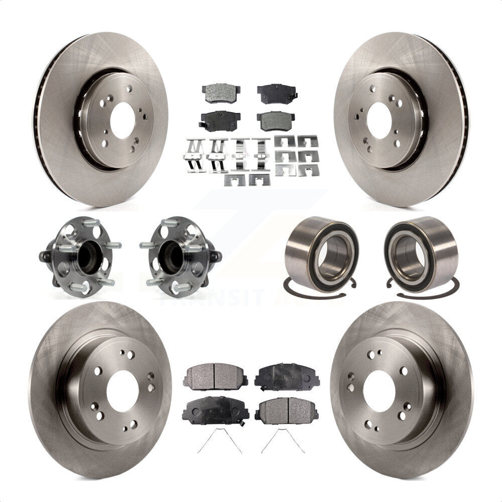 [Avant + Arrière] Kit de Roulement de roue pour 2016 Acura ILX KBB-107225 par Transit Auto