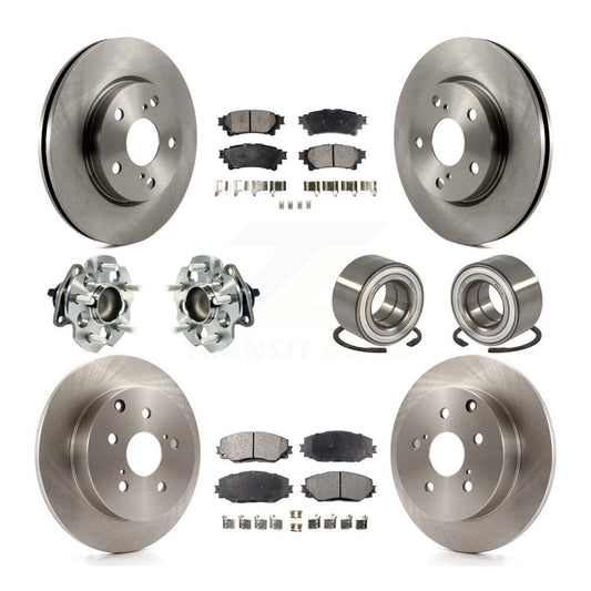 [Avant + Arrière] Kit de Roulement de roue pour 2017-2018 Toyota Prius V KBB-107227