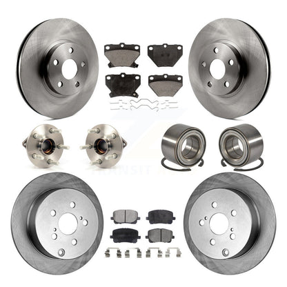 [Avant + Arrière] Kit de Roulement de roue pour 2003-2006 Toyota Matrix Pontiac Vibe AWD KBB-107228
