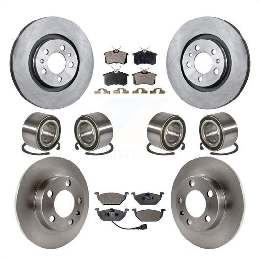 [Avant + Arrière] Kit de Roulement de roue pour 2004 Volkswagen Golf 2.0L 1.9L KBB-107254 par Transit Auto