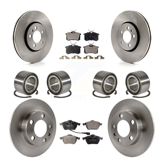 [Avant + Arrière] Kit de Roulement de roue pour 2004 Volkswagen Golf 2.8L 1.8L KBB-107255 par Transit Auto