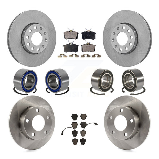 [Avant + Arrière] Kit de Roulement de roue pour 2002 Volkswagen Passat AWD avec 2.8L avec Dual Piston Caliper KBB-107271