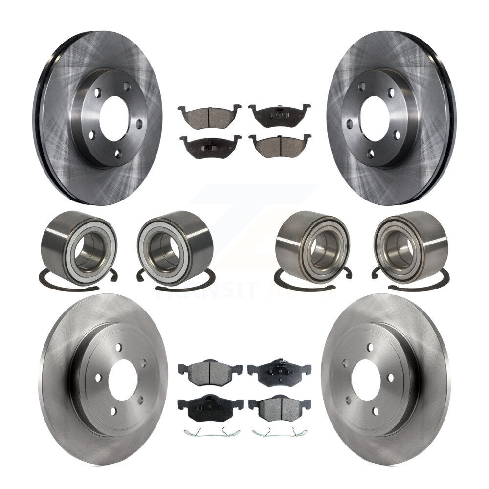 [Avant + Arrière] Kit de Roulement de roue pour Ford Escape Mazda Tribute Mercury Mariner KBB-107275