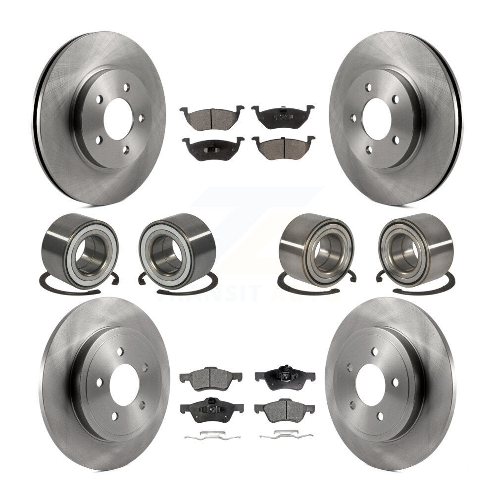 [Avant + Arrière] Kit de Roulement de roue pour Ford Escape Mercury Mariner Mazda Tribute KBB-107276