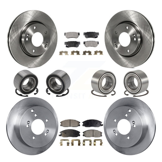 [Avant + Arrière] Kit de Roulement de roue pour Hyundai Santa Fe avec 276mm Diameter Rotor KBB-107313