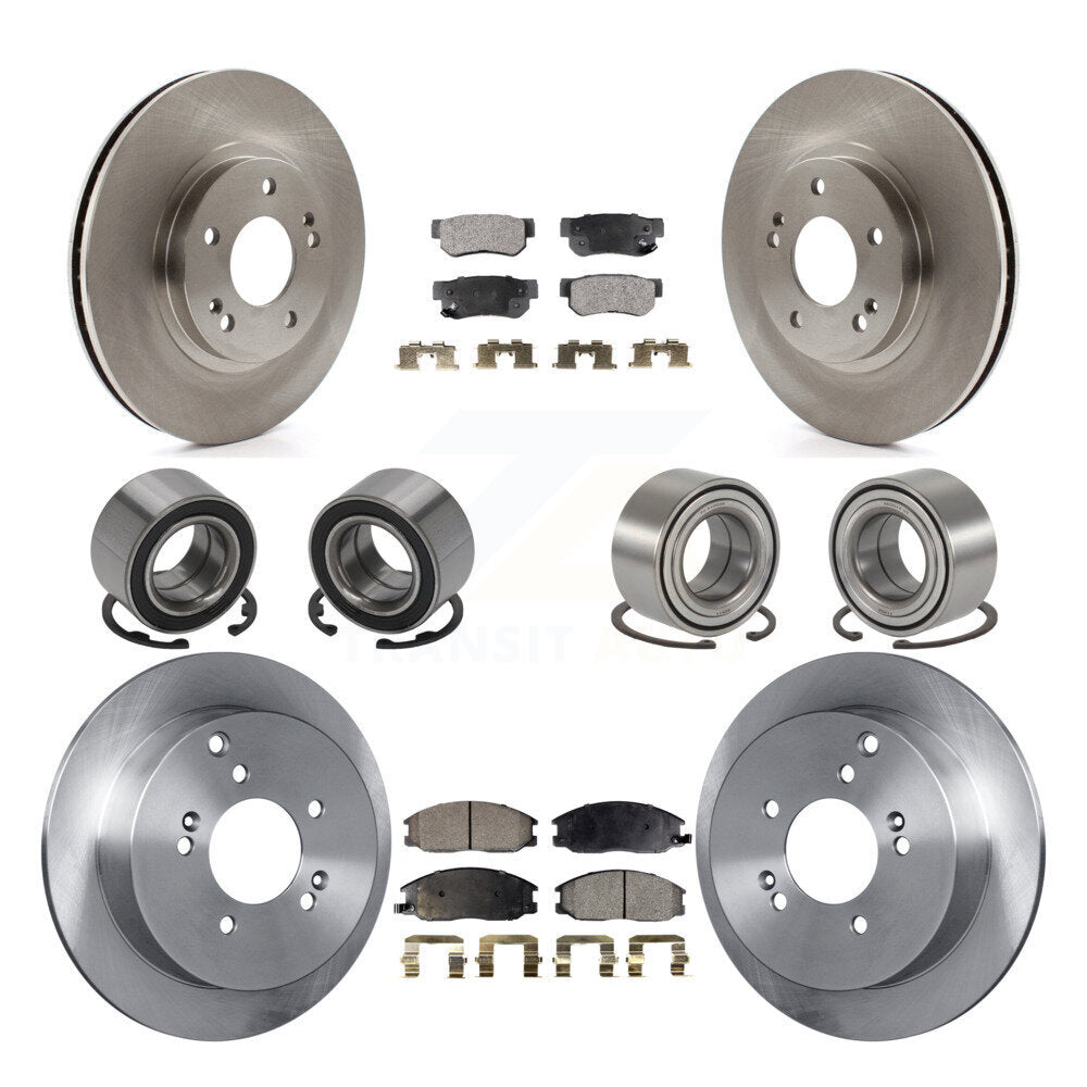 [Avant + Arrière] Kit de Roulement de roue pour Hyundai Santa Fe avec 294mm Diameter Rotor KBB-107314