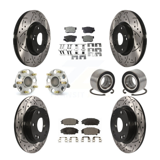 [Avant + Arrière] Kit de Roulement de roue pour Honda Civic Acura CSX KBB-107328