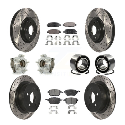 [Avant + Arrière] Kit de Roulement de roue pour Nissan Altima Maxima KBB-107329