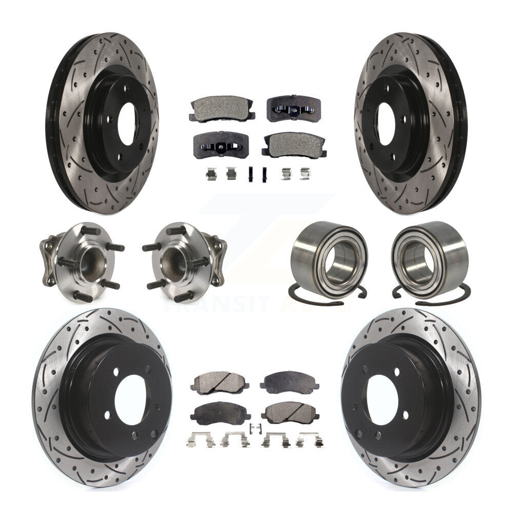 [Avant + Arrière] Kit de Roulement de roue pour Mitsubishi Outlander FWD avec 2.4L KBB-107347