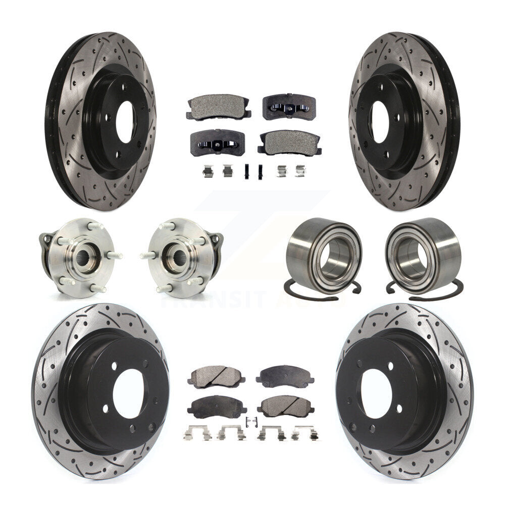[Avant + Arrière] Kit de Roulement de roue pour Mitsubishi Outlander Sport KBB-107352