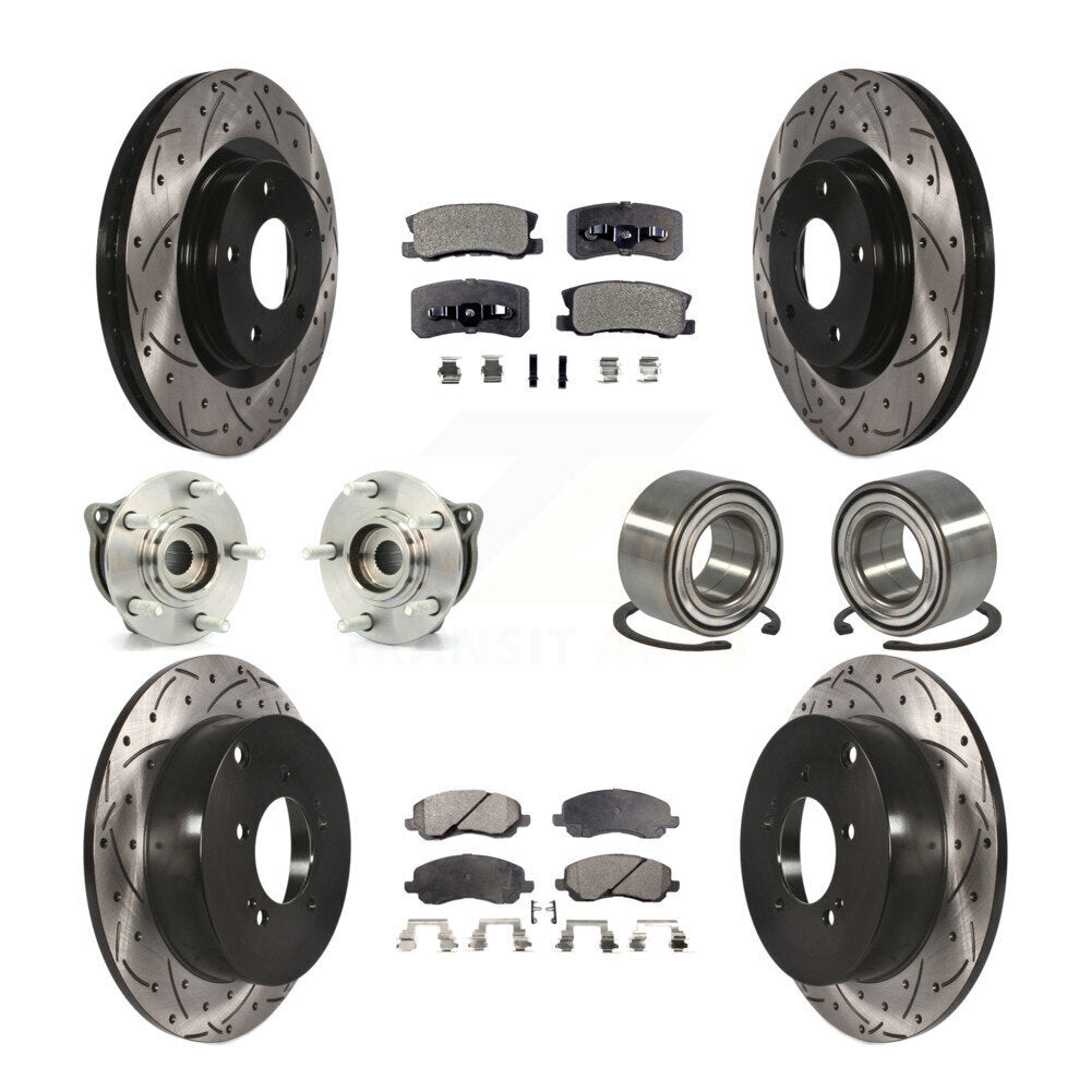 [Avant + Arrière] Kit de Roulement de roue pour Mitsubishi Outlander avec 7 Passenger Seating KBB-107353