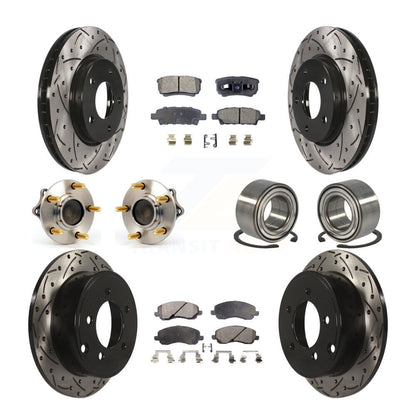 [Avant + Arrière] Kit de Roulement de roue pour Mitsubishi Lancer KBB-107355