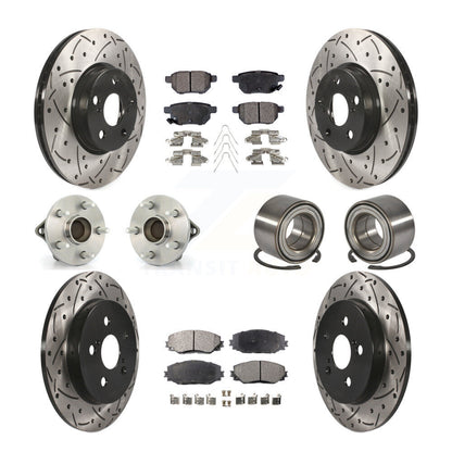 [Avant + Arrière] Kit de Roulement de roue pour Toyota Corolla Matrix Pontiac Vibe KBB-107359