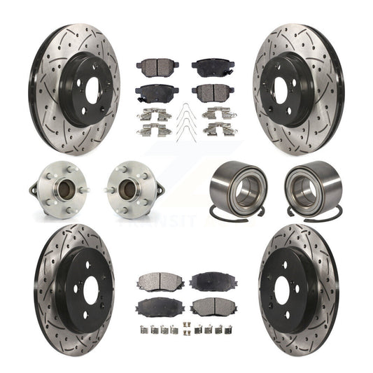 [Avant + Arrière] Kit de Roulement de roue pour Toyota Corolla Matrix Pontiac Vibe KBB-107359