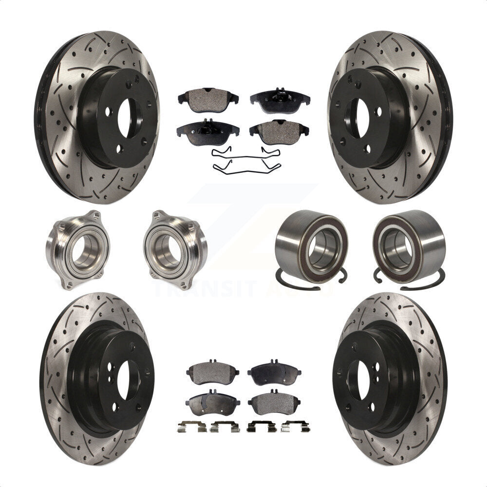 [Avant + Arrière] Kit de Roulement de roue pour Mercedes-Benz C300 KBB-107363 par Transit Auto