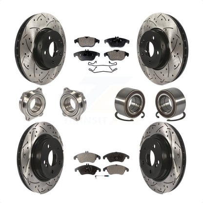 [Avant + Arrière] Kit de Roulement de roue pour Mercedes-Benz E350 C300 C350 KBB-107365 par Transit Auto