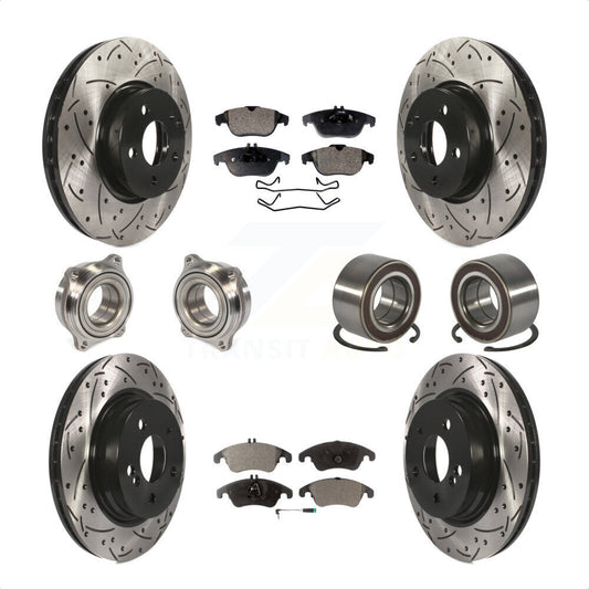 [Avant + Arrière] Kit de Roulement de roue pour Mercedes-Benz E350 C300 C350 KBB-107365 par Transit Auto