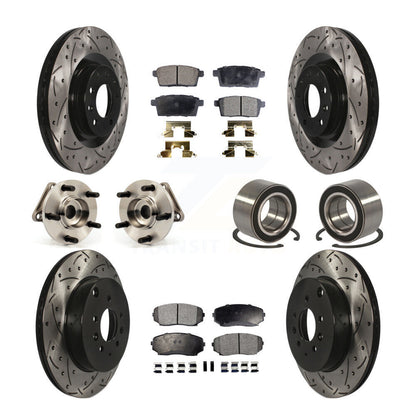 [Avant + Arrière] Kit de Roulement de roue pour 2007-2015 Mazda CX-9 AWD KBB-107369