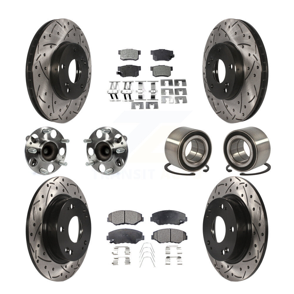 [Avant + Arrière] Kit de Roulement de roue pour Honda Civic KBB-107370
