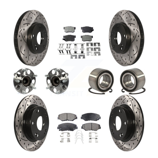 [Avant + Arrière] Kit de Roulement de roue pour Honda Civic KBB-107370