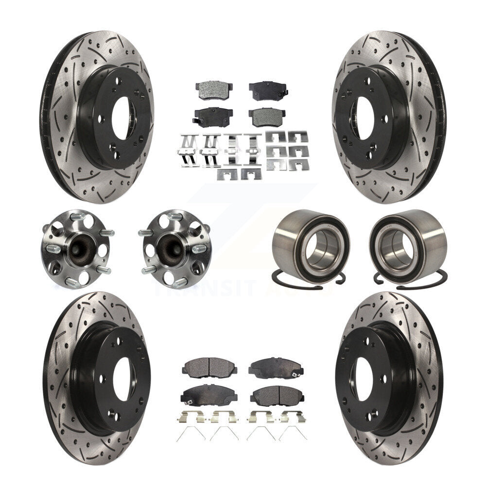 [Avant + Arrière] Kit de Roulement de roue pour Honda Civic KBB-107371