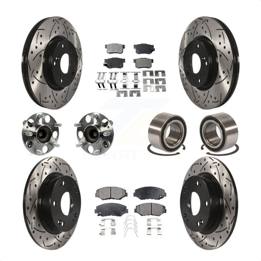 [Avant + Arrière] Kit de Roulement de roue pour Honda Civic KBB-107374 par Transit Auto