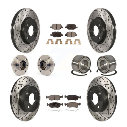 [Avant + Arrière] Kit de Roulement de roue pour Fiat 500 KBB-107380