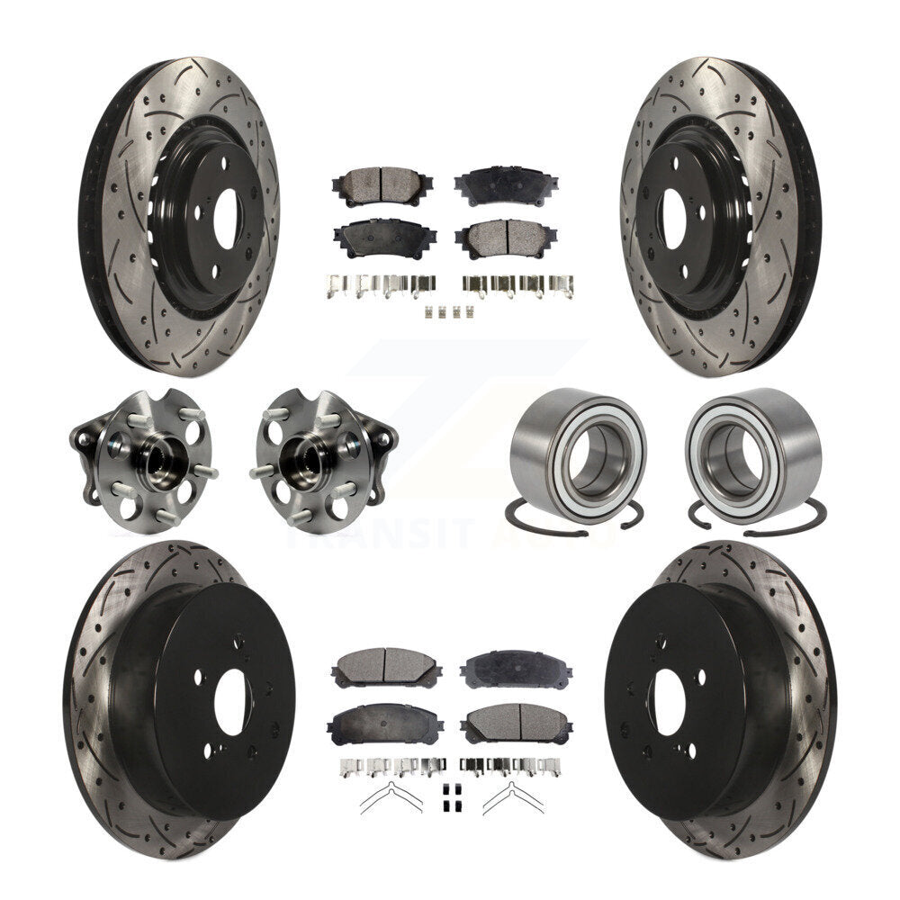 [Avant + Arrière] Kit de Roulement de roue pour 2011-2020 Toyota Sienna AWD KBB-107381