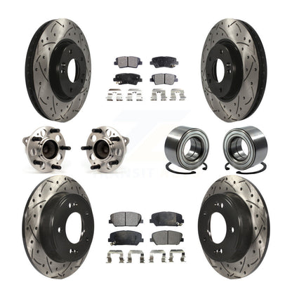 [Avant + Arrière] Kit de Roulement de roue pour Hyundai Veloster Kia Forte Koup KBB-107382