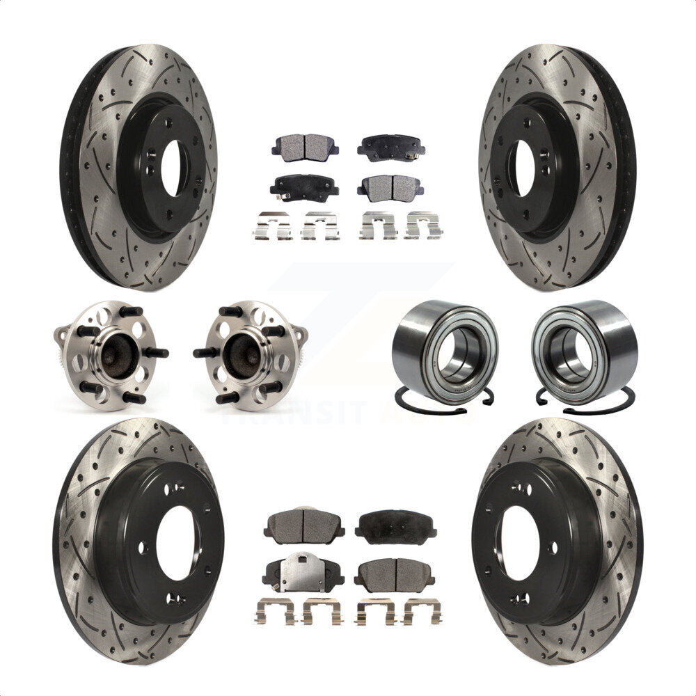 [Avant + Arrière] Kit de Roulement de roue pour Kia Forte Forte5 Koup KBB-107384 par Transit Auto