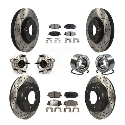 [Avant + Arrière] Kit de Roulement de roue pour Kia Forte Forte5 Koup KBB-107384 par Transit Auto