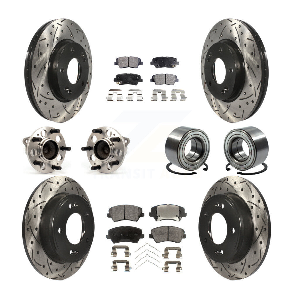 [Avant + Arrière] Kit de Roulement de roue pour Kia Forte Hyundai Elantra GT Forte5 KBB-107388
