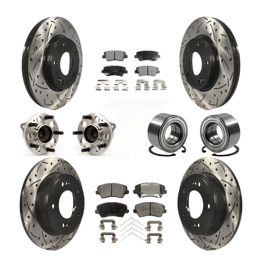 [Avant + Arrière] Kit de Roulement de roue pour Kia Forte Hyundai Elantra GT Forte5 KBB-107388
