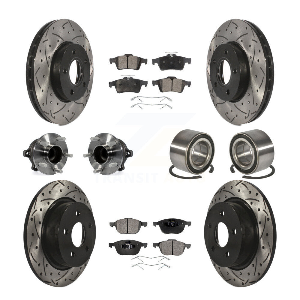 [Avant + Arrière] Kit de Roulement de roue pour Ford C-Max sans Parking Assist KBB-107391