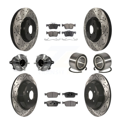[Avant + Arrière] Kit de Roulement de roue pour Ford Escape Lincoln MKC KBB-107393