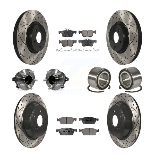 [Avant + Arrière] Kit de Roulement de roue pour Ford Escape Lincoln MKC KBB-107393