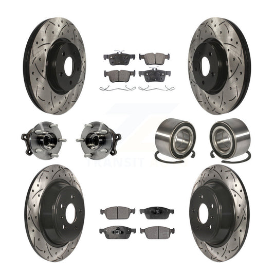 [Avant + Arrière] Kit de Roulement de roue pour Ford Escape Lincoln MKC KBB-107397