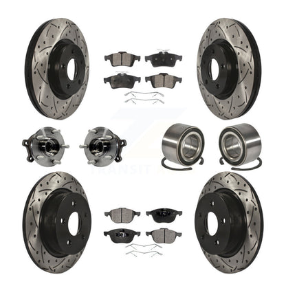 [Avant + Arrière] Kit de Roulement de roue pour 2015-2016 Ford Escape AWD avec 2.5L KBB-107398
