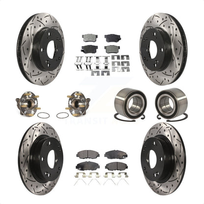 [Avant + Arrière] Kit de Roulement de roue pour Honda Civic KBB-107401 par Transit Auto