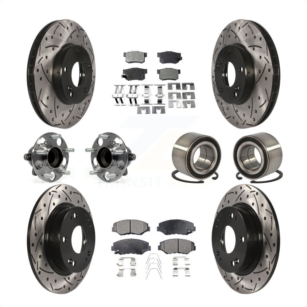 [Avant + Arrière] Kit de Roulement de roue pour Honda Civic KBB-107402 par Transit Auto
