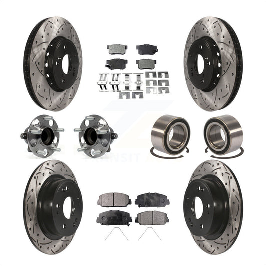 [Avant + Arrière] Kit de Roulement de roue pour 2016 Acura ILX KBB-107407 par Transit Auto