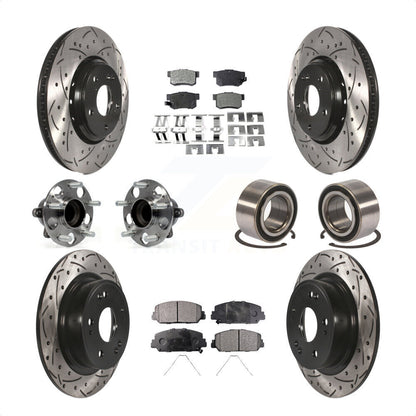 [Avant + Arrière] Kit de Roulement de roue pour 2017-2018 Acura ILX KBB-107408 par Transit Auto