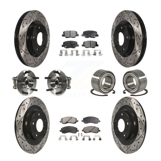 [Avant + Arrière] Kit de Roulement de roue pour Mitsubishi Outlander Sport RVR KBB-107417 par Transit Auto