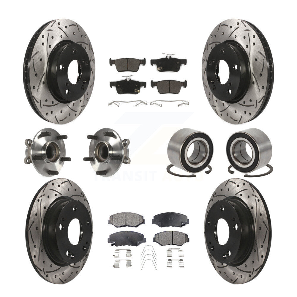 [Avant + Arrière] Kit de Roulement de roue pour Honda Civic KBB-107418