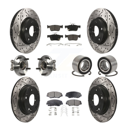 [Avant + Arrière] Kit de Roulement de roue pour Honda Civic KBB-107418